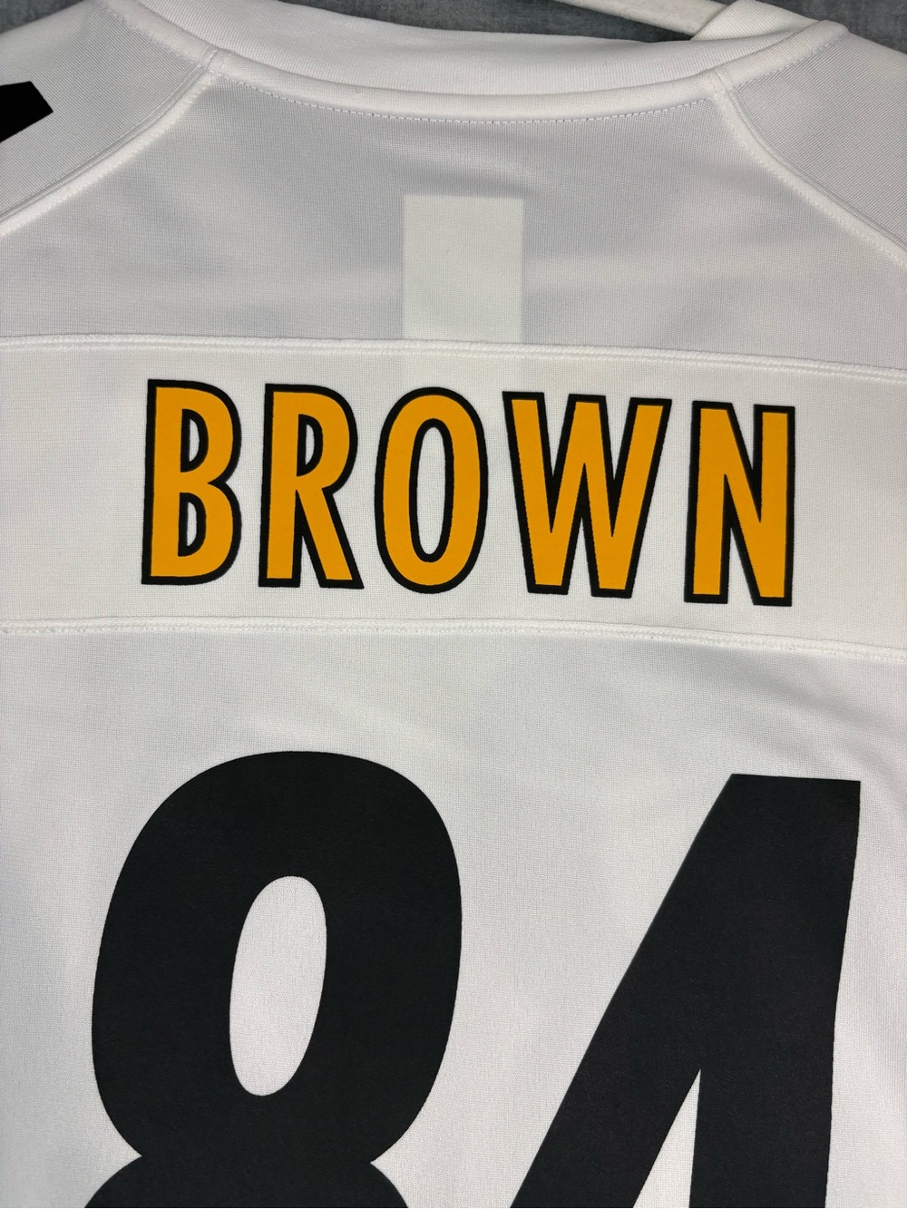 Nike Pittsburgh Steelers Antonio Brown #84 NFL On Field Jersey XL White - Picture 14 of 16